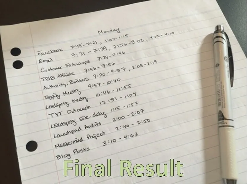 Final Result