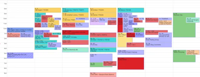 calendar snapshot