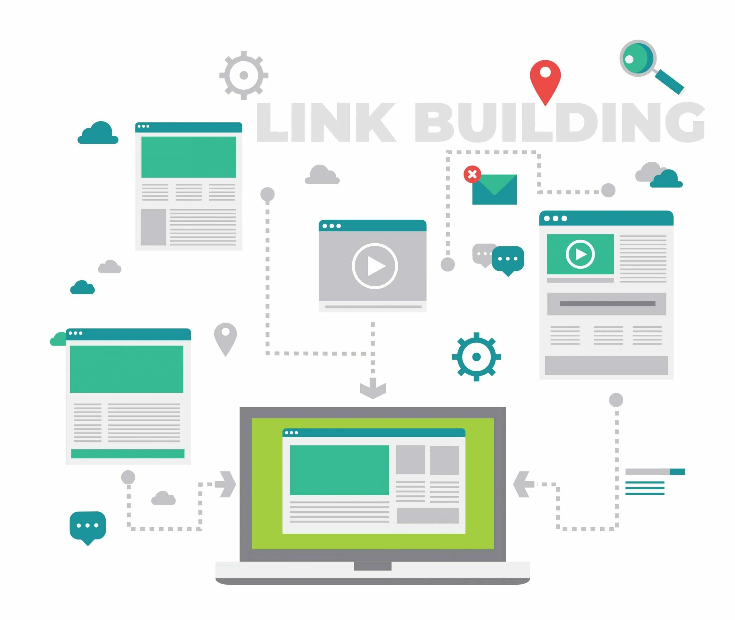 Link building illustartion