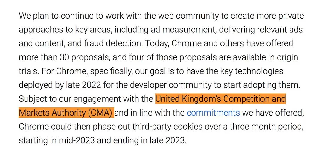 Lei da Autoridade de Concorrência e Mercados (CMA) do Reino Unido.