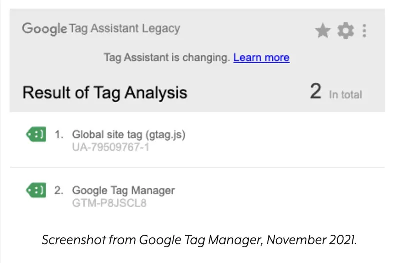 Gerenciador de tags do Google