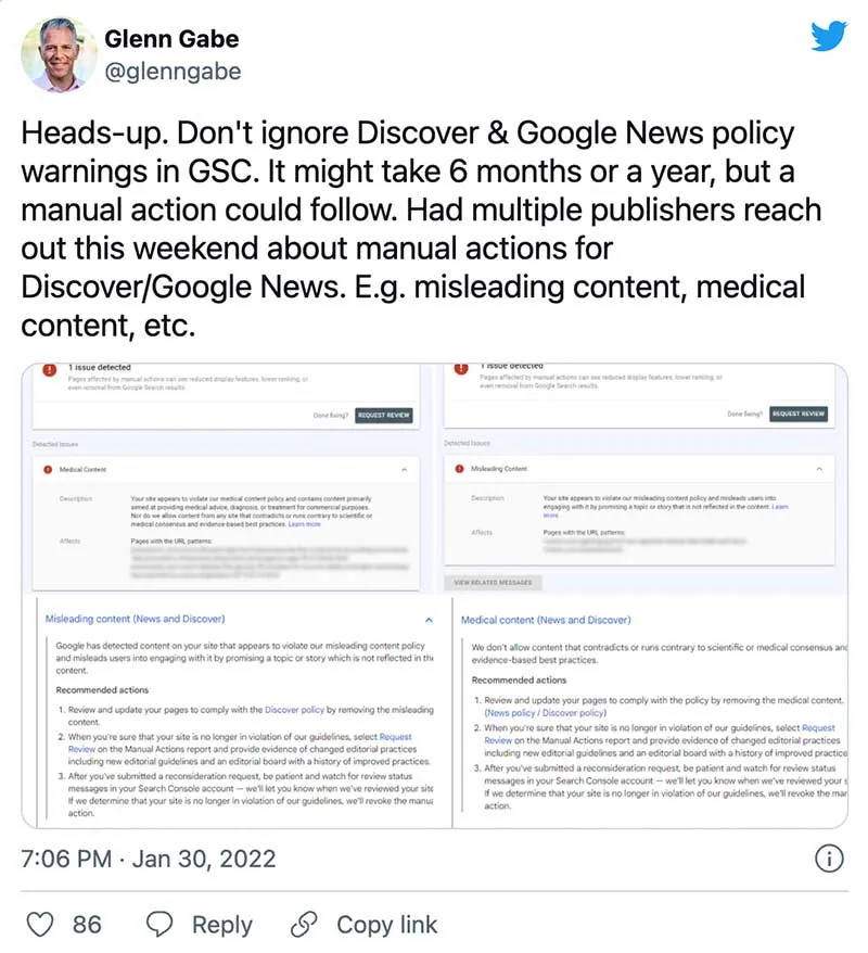 Violações do Twitter