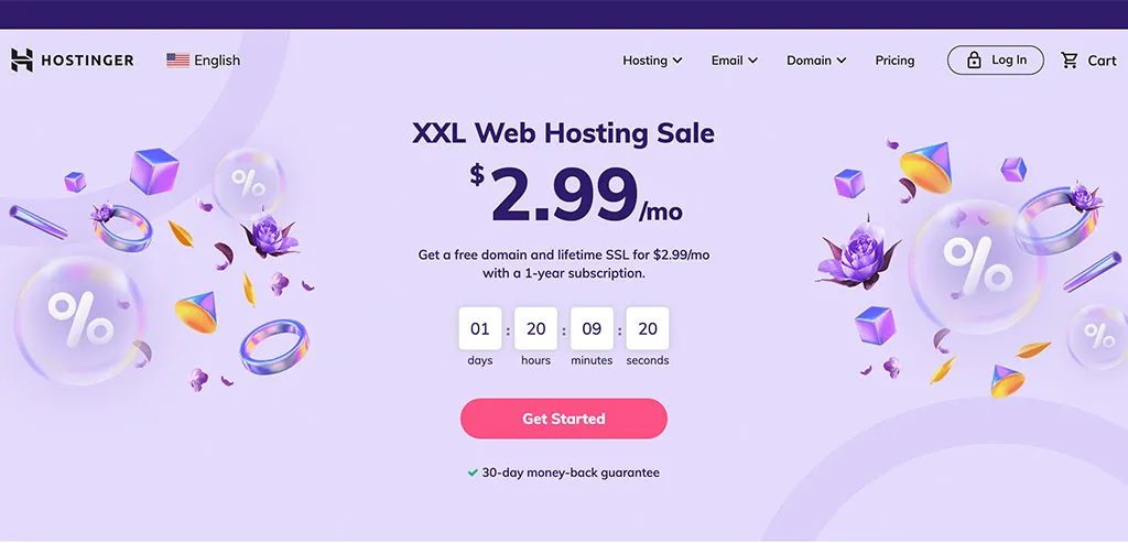 Hostinger Homepage