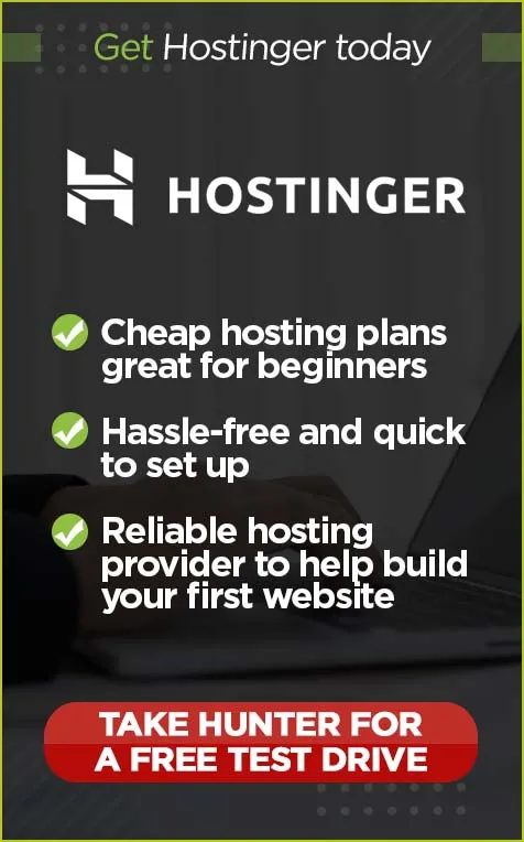 Hostinger Sidebar
