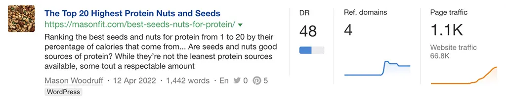 pesquisando palavras-chave iniciais