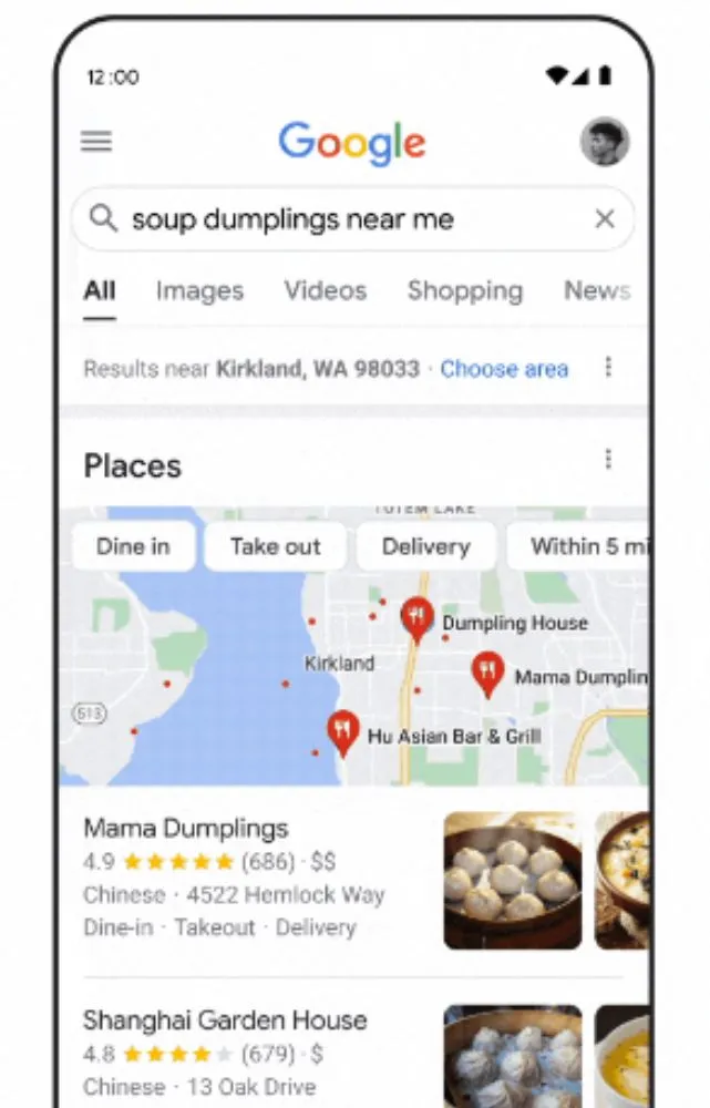 Atualização de pesquisa local