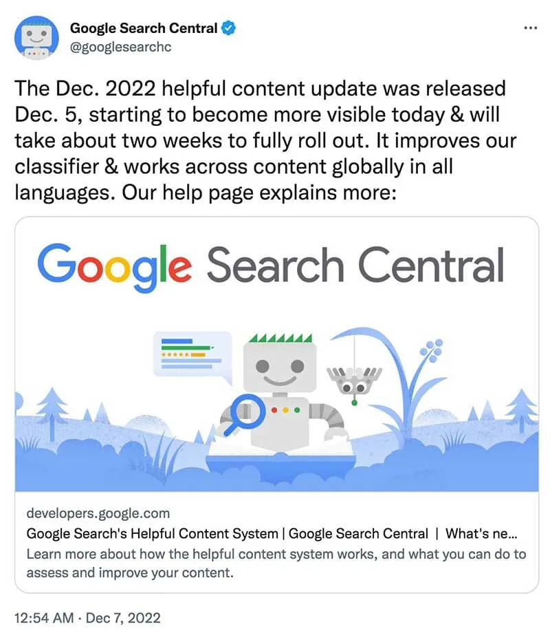 google-update-lançamento-dezembro-2022