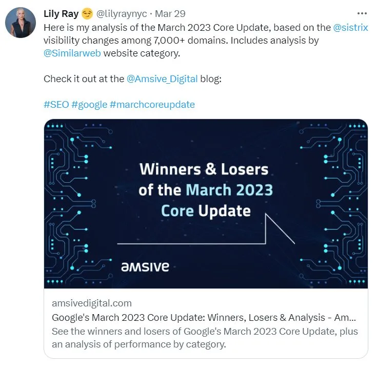 atualização principal de março de 2023