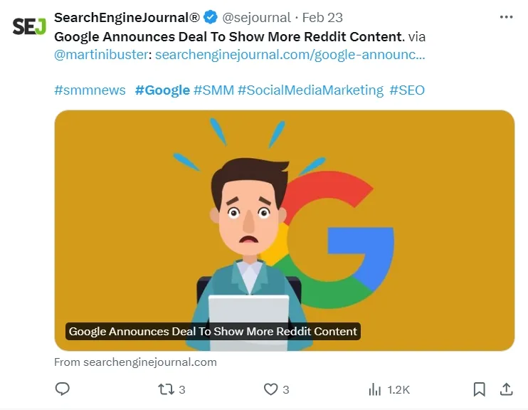 google mostra mais conteúdo do reddit