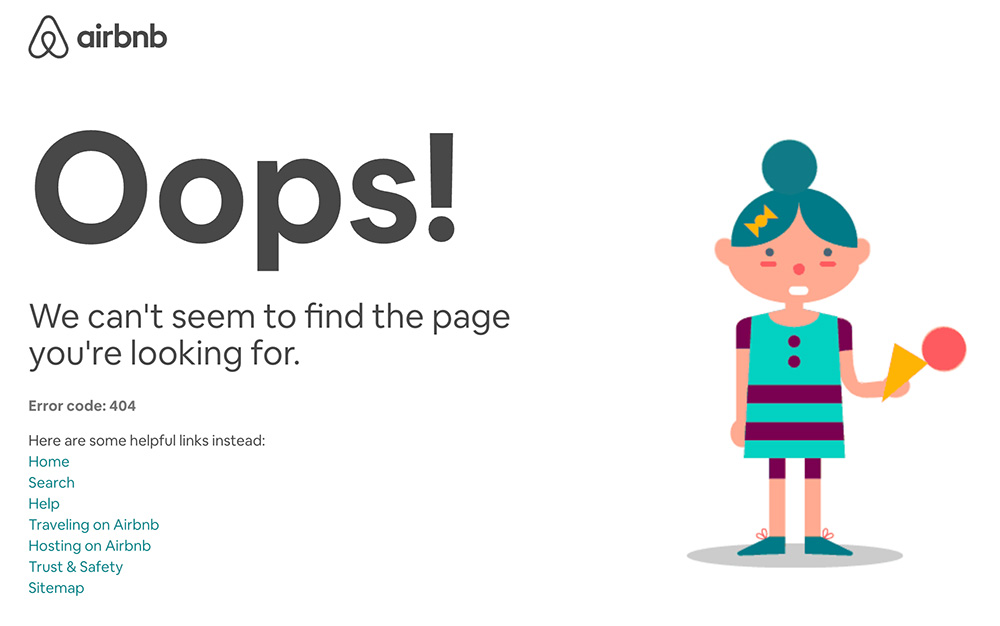 Create a 404 page so that no visit is wasted