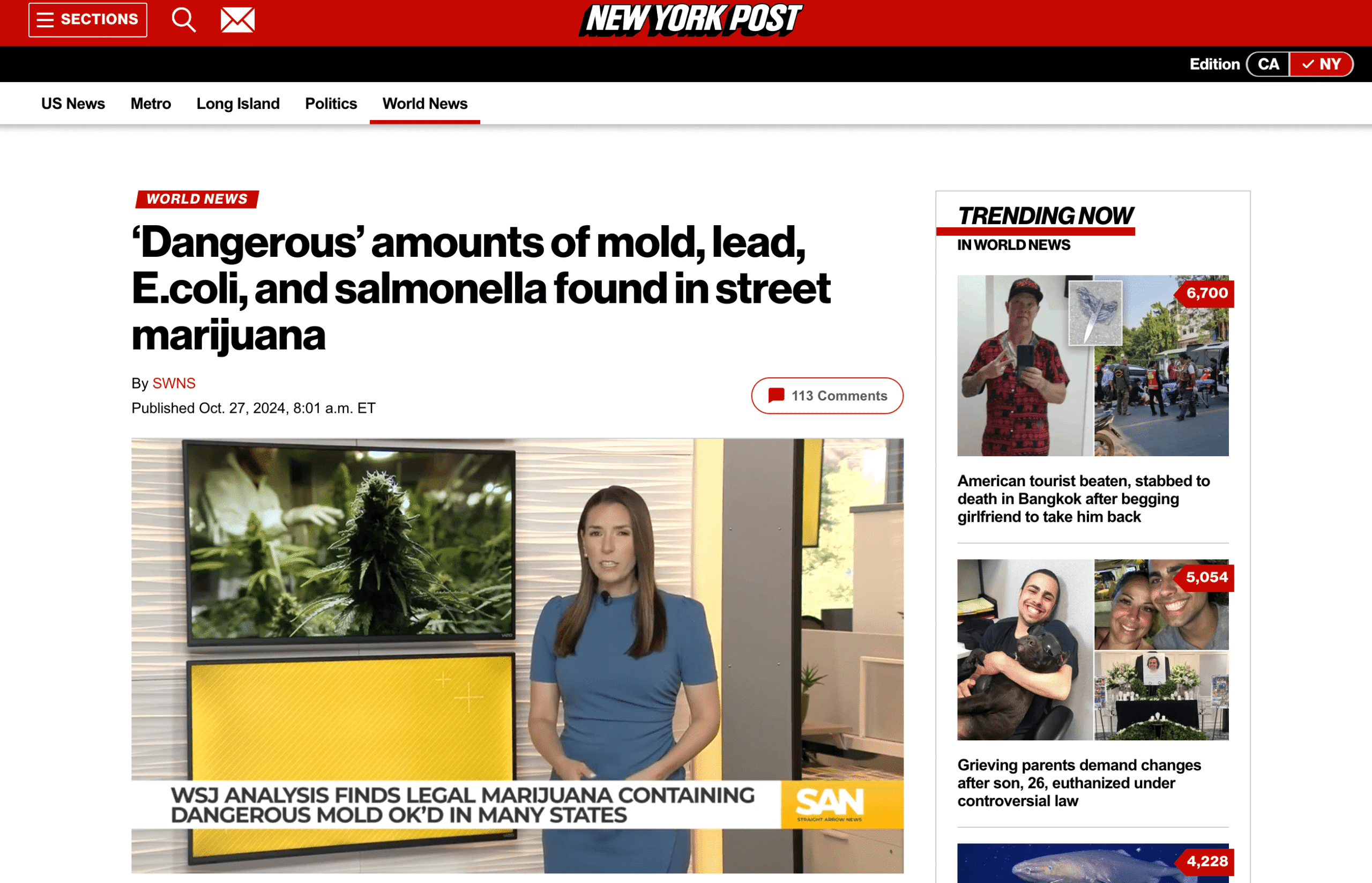 curaleaf ny post coverage