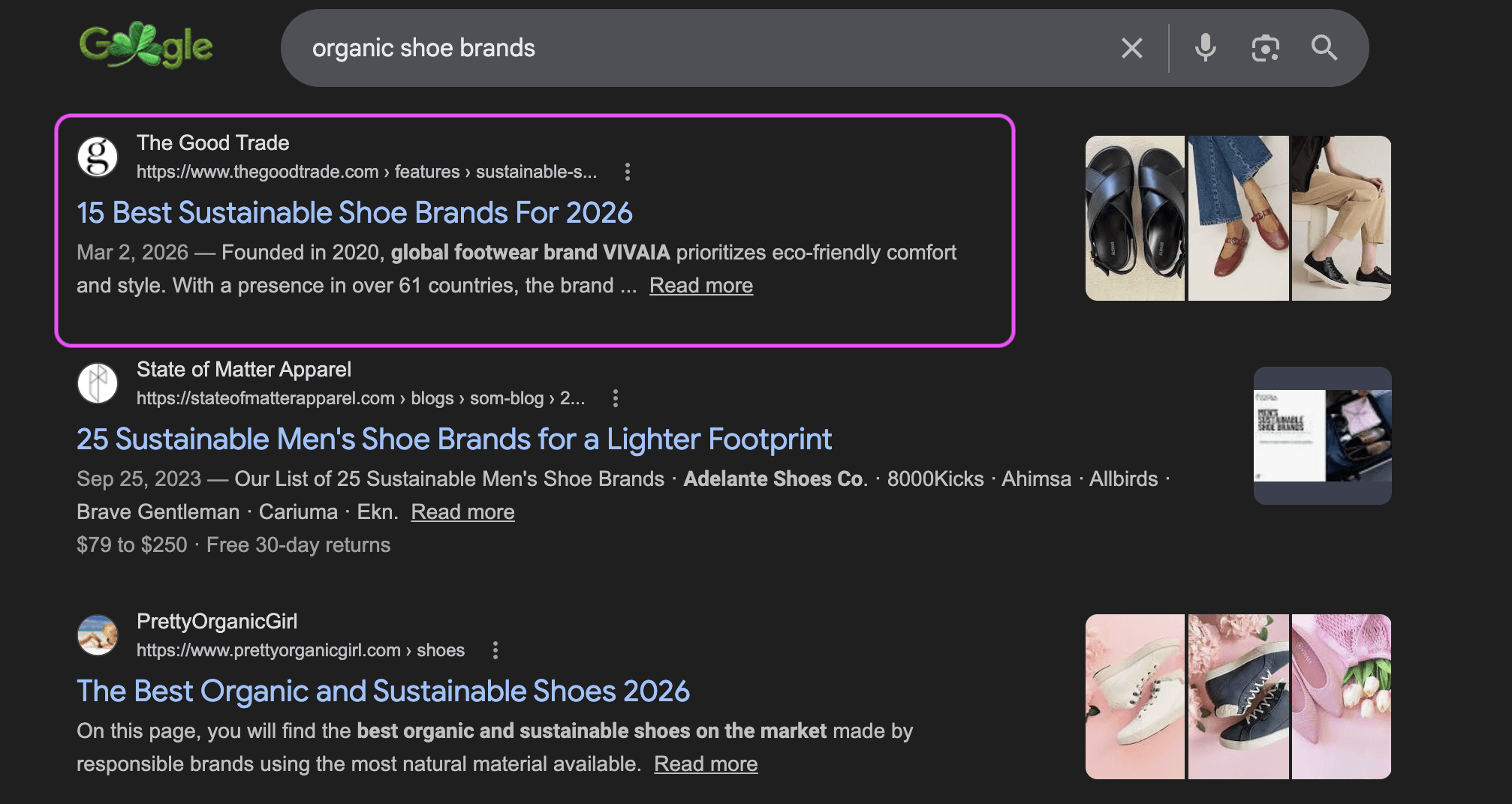 google search authoritative publications