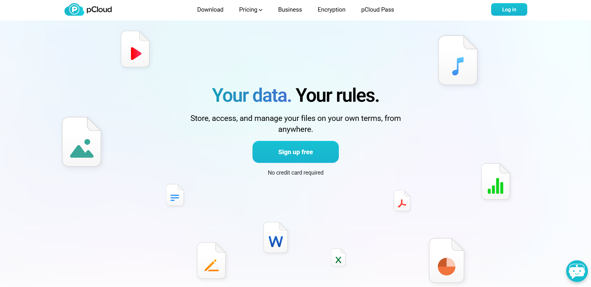 pCloud Homepage