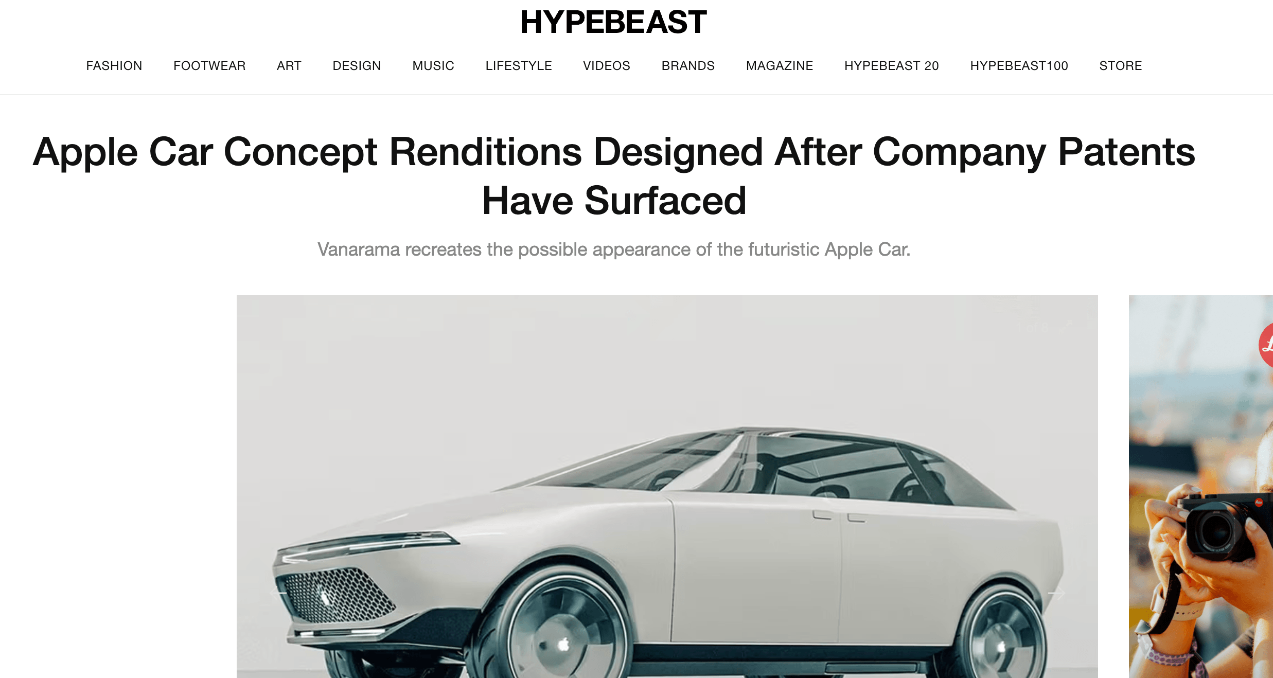 vanarama apple car digital pr campaign